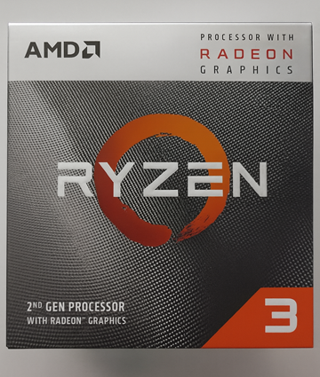 AMD Ryzen 3 3200G Desktop Processor with Radeon Vega 8 Graphics | 4 Cores, 4 Threads, Up to 4.0GHz, AM4 Socket, Wraith Stealth Cooler Included